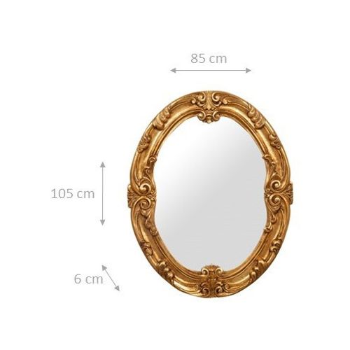 Miroir Ovale - Baroque