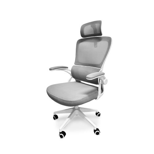 Lyn - Chaise De Bureau Ergonomique Réglable En Hauteur, Avec Appuie-tête, Rembourrage Lombaire