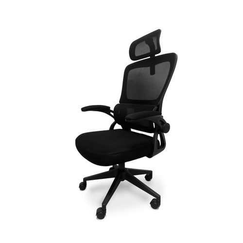 Lyn - Chaise De Bureau Ergonomique Réglable En Hauteur, Avec Appuie-tête, Rembourrage Lombaire