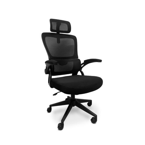 Lyn - Chaise De Bureau Ergonomique Réglable En Hauteur, Avec Appuie-tête, Rembourrage Lombaire