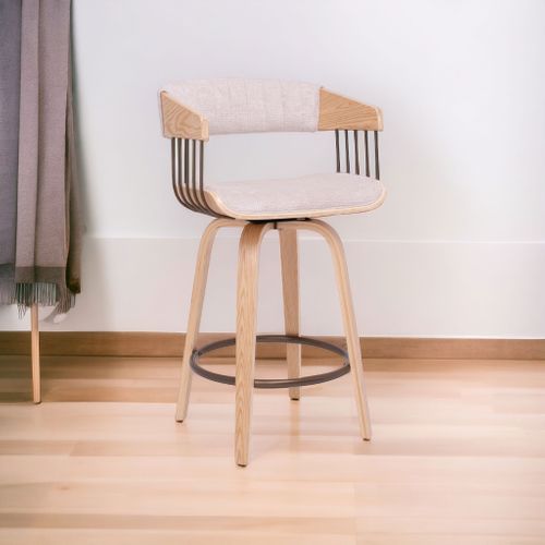 Colonia - Ensemble De 2 Tabourets Rembourrés 49,5x92x37,5 Cm - Beige