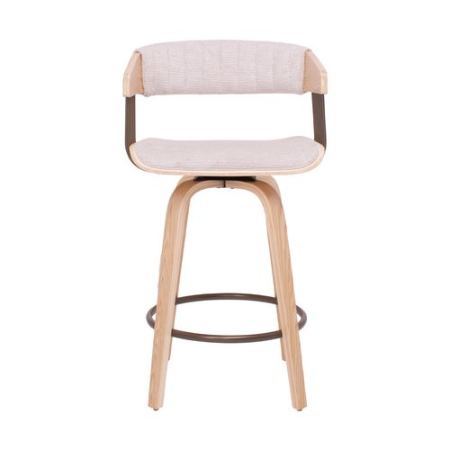 Colonia - Ensemble De 2 Tabourets Rembourrés 49,5x92x37,5 Cm - Beige