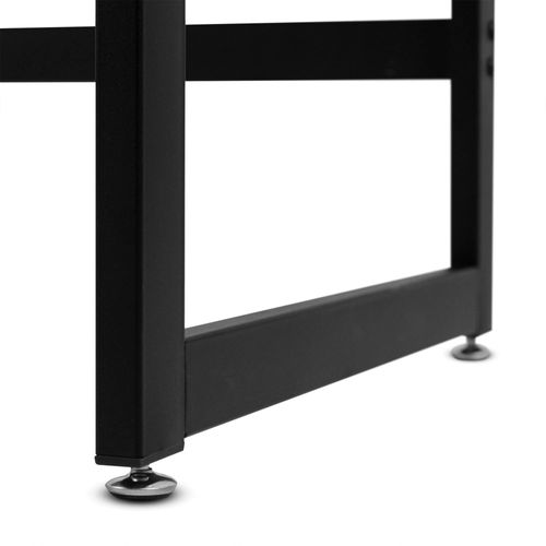 Otari - Bureau Style Industriel Bleach Avec Tiroir Et Niche Ouverte, 110x50xh76 Cm