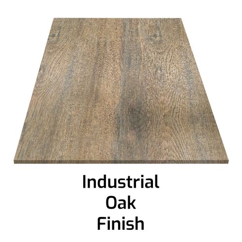 Ganbaru - Bibliothèque Étagères 6 Niveaux 80x30xh180 Cm Style Industriel Oak