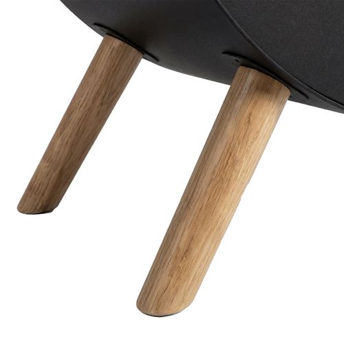 Venere - Cheminée Au Bioéthanol 60x72x30 Cm Brûleur 1 Litre Noir