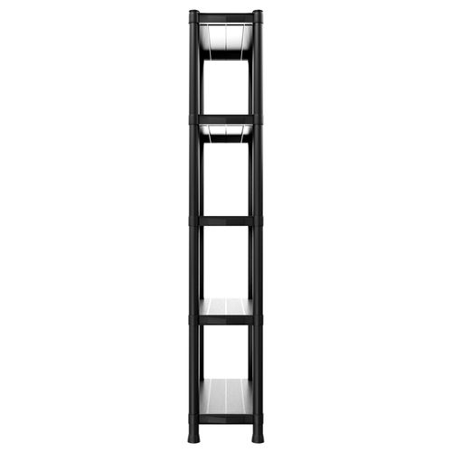 Titan S - Étagère Modulaire 5 Niveaux 60x30xh180 Cm En Résine Noire