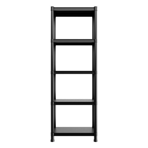 Titan S - Étagère Modulaire 5 Niveaux 60x30xh180 Cm En Résine Noire