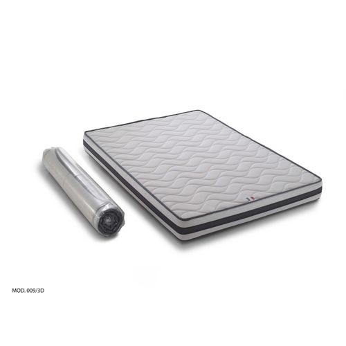 Matelas Mousse 140x190 cm AMBRA - Epaisseur 20 Cm