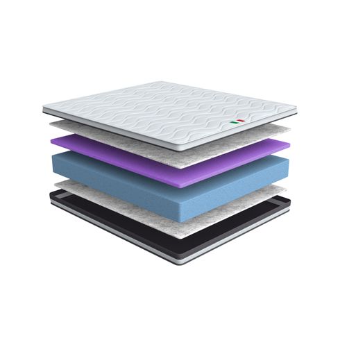 Matelas Mousse 160x200 cm AURORA Accueil mémoire de forme - Epaisseur 20 Cm