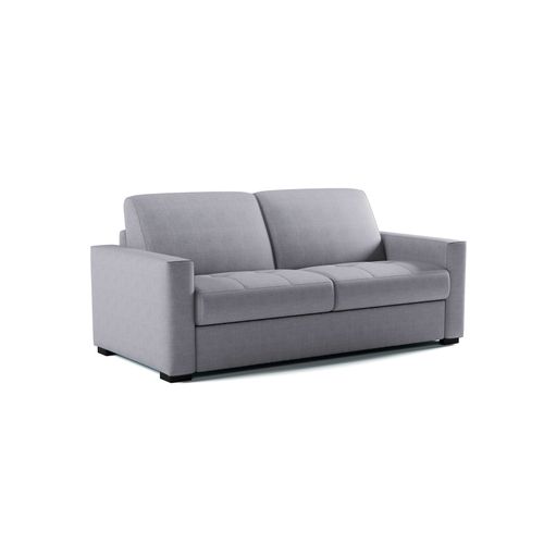 Canapé 3 Places Maxi Mod. Alessandra Convertible Avec Ouverture Express En Tissu Bronx Gris Clair