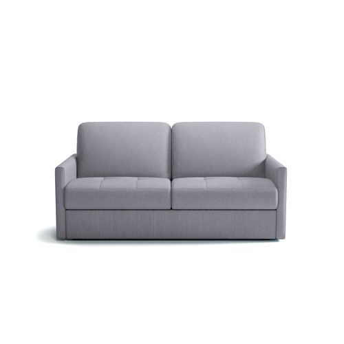 Canapé 3 Places Maxi Mod. Chiara Convertible Avec Ouverture Express En Tissu Bronx Gris Clair