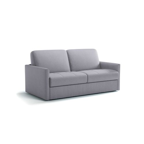 Canapé 3 Places Maxi Mod. Chiara Convertible Avec Ouverture Express En Tissu Bronx Gris Clair
