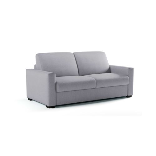 Canapé 3 Places Maxi Mod. Chiara 18 Convertible Avec Ouverture Express En Tissu Bronx Gris Clair