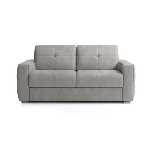 Canapé 3 Places Maxi Mod. Stella Convertible Avec Ouverture Express En Tissu P. Harmony 80 Gris