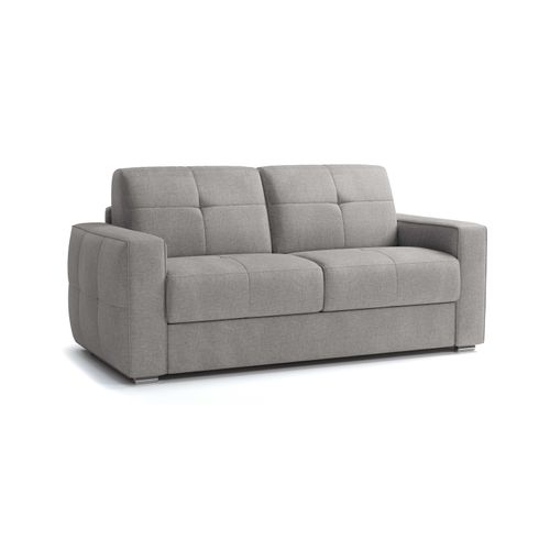 Canapé 3 Places Maxi Mod. Stella Convertible Avec Ouverture Express En Tissu P. Harmony 80 Gris