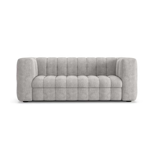 Canapé 3 Places Mod. Camilla Convertible Avec Ouverture Express En Tissu Perfect Harmony 80 Gris
