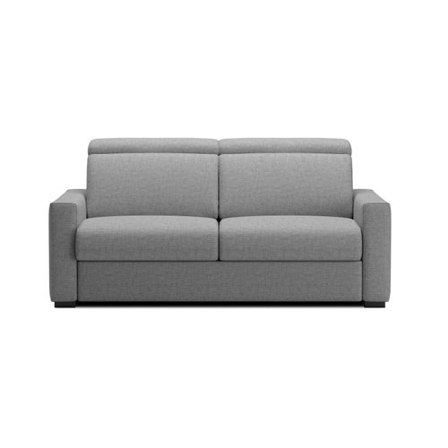 Canapé 3 Places Mod. Bianca Convertible Avec Ouverture Express En Tissu Perfect Harmony 82 Gris