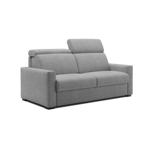 Canapé 3 Places Mod. Bianca Convertible Avec Ouverture Express En Tissu Perfect Harmony 82 Gris