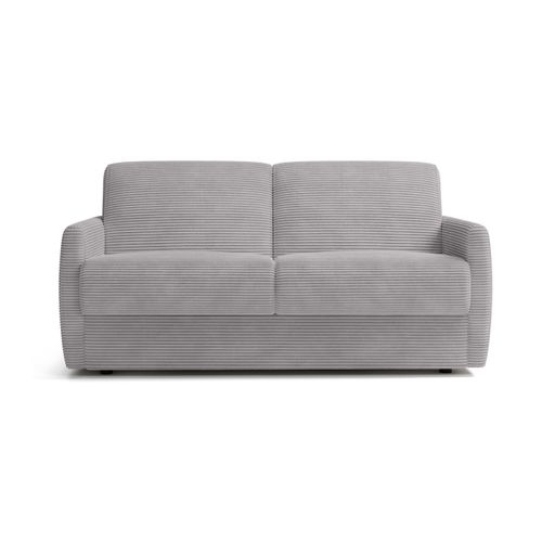 Canapé 3 Places Maxi Mod. Perla Convertible Avec Ouverture Express En Tissu Lincoln 86 Gris Clair