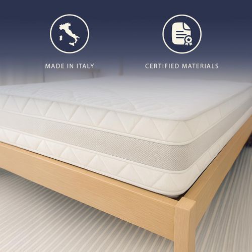 Matelas Mousse 160x200 cm Scandinave - Epaisseur 20 cm - 3D Air, 7 Zones