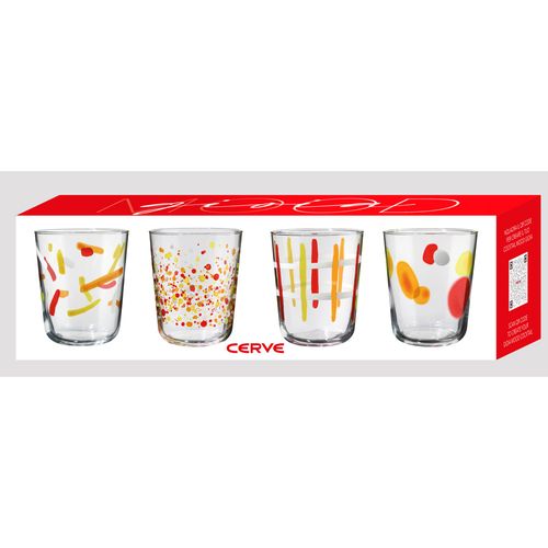 Boite De 4 Gobelets Gioia 31,5 Cl En Verre