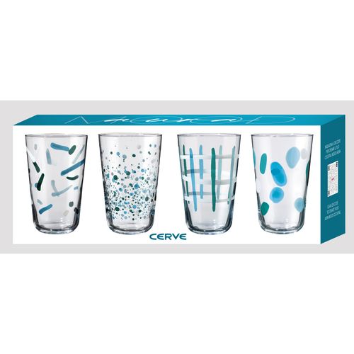 Boite De 4 Gobelets Aura 40 Cl En Verre