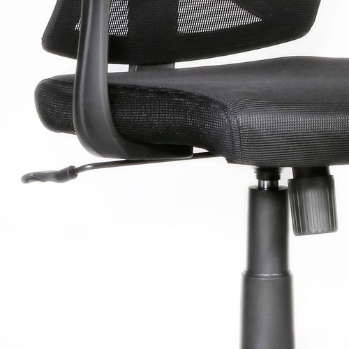 Mody - Chaise De Bureau En Polyester Et Nylon Avec Accoudoirs Et Appuie-tête