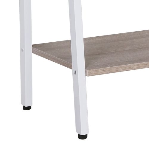 Lilas - Bibliothèque En Bois Et Métal à 3 Étagères