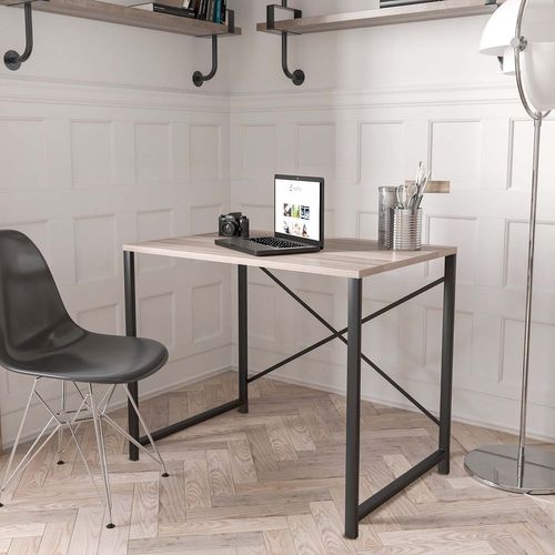 Tiny - Bureau En Bois Et Métal 80x60x71,5 Cm