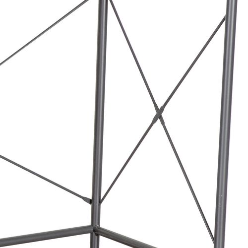 Bessy - Bureau En Bois Et Métal Avec 1 Porte + 1 Compartiment - 120x48x76 Cm