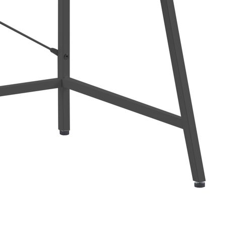 Lenny - Bureau En Bois Et Métal Avec Étagère - 80x48x104 Cm