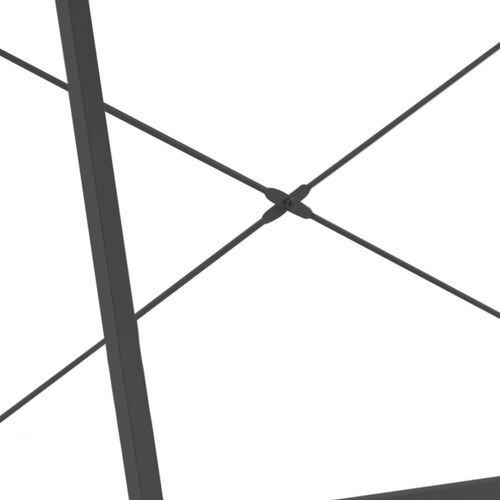 Lenny - Bureau En Bois Et Métal Avec Étagère - 80x48x104 Cm