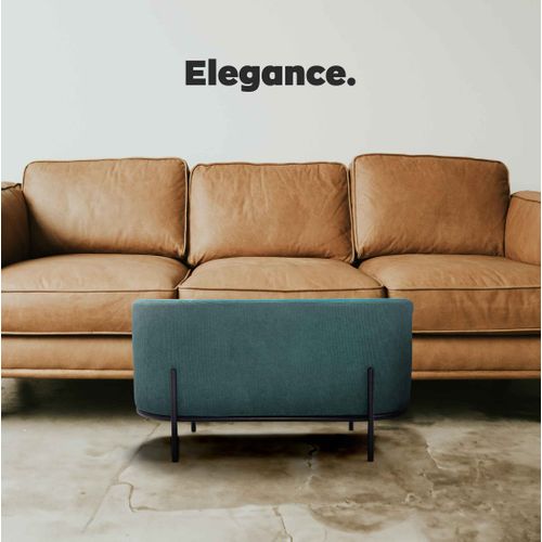 Lipsia Velvet - Pouf Ovale En Velours Côtelé