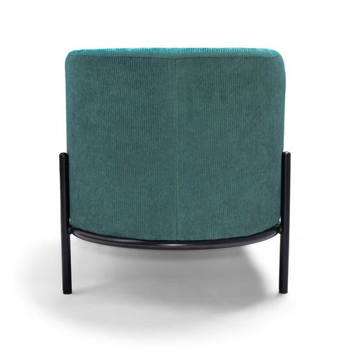 Lipsia Velvet - Pouf Ovale En Velours Côtelé