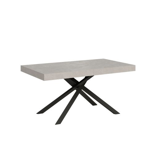 Table Extensible 80x160/244 Cm Karida Cachemire Pieds Anthracite