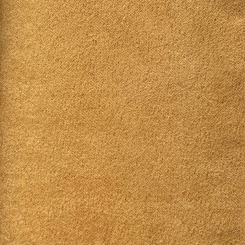 Cadre De Lit King Size Avec Sommier Rembourré 200x200 Microfibre Ocre Azelia