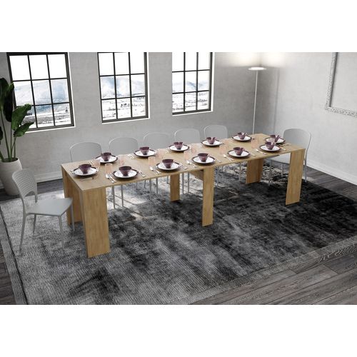 Console Extensible 90x48/308 Cm Anvar Chêne Nature