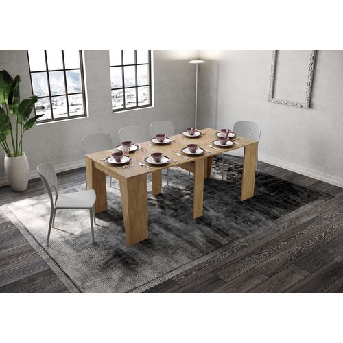 Console Extensible 90x48/308 Cm Anvar Chêne Nature