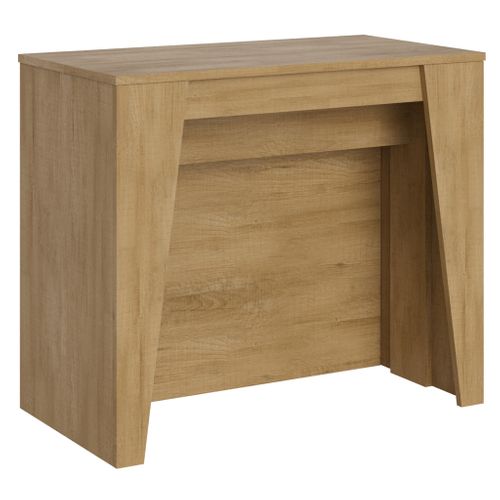 Console Extensible 90x48/296 Cm Bakari Chêne Nature