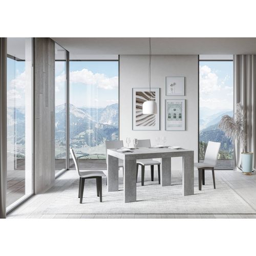 Table Extensible 90x120/224 Cm Roxell Gris Béton