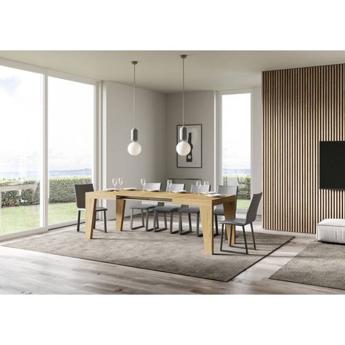 Table Extensible 90x140/244 Cm Naxy Chêne Nature