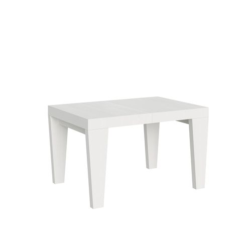 Table Extensible 90x120/224 Cm Spimbo Frêne Blanc