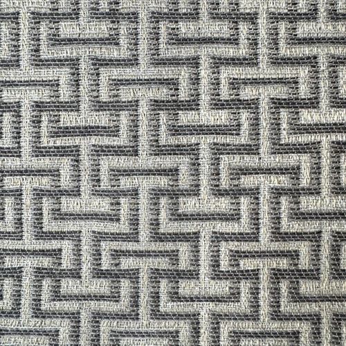 Lit Sans Sommier Rembourré 160x200 Tissu Labirinto 02 Gris Adele