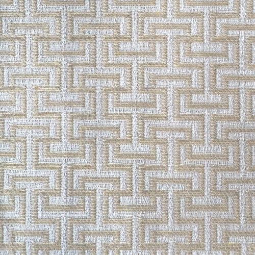Lit 1 Place Et Demi Avec Sommier Rembourré 120x210 Tissu Labirinto 1 Blanc Adele