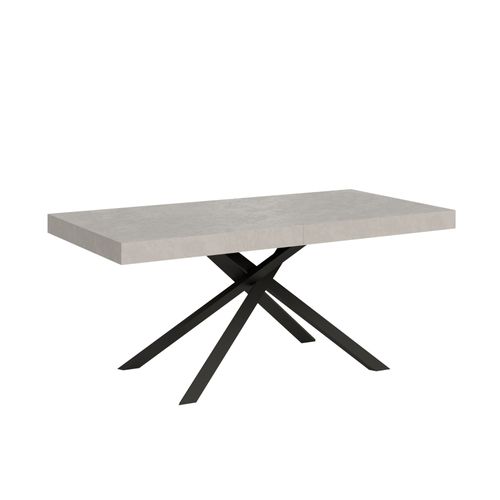 Table Extensible 90x180/440 Cm Karida Cachemire Pieds Anthracite