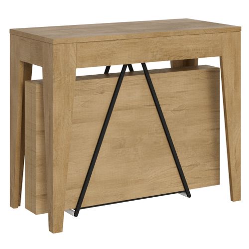 Console Extensible 90x42/198 Cm Zima Small Chêne Nature