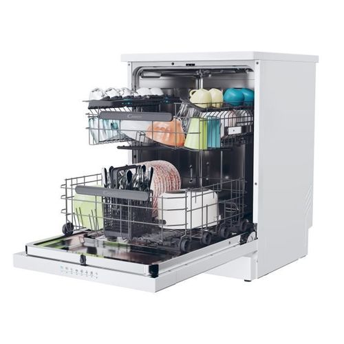 Lave-vaisselle Pose Libre  Cf6c4f0w - 16 Couverts - 44db  - Maxi Cuve - Connecté - Blanc