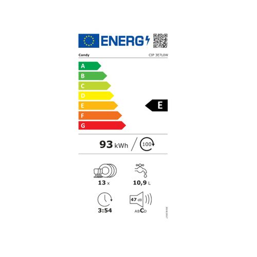 Lave-vaisselle Tout Intégrable 60 Cm 13 couverts 47 dB - Cip3e7low