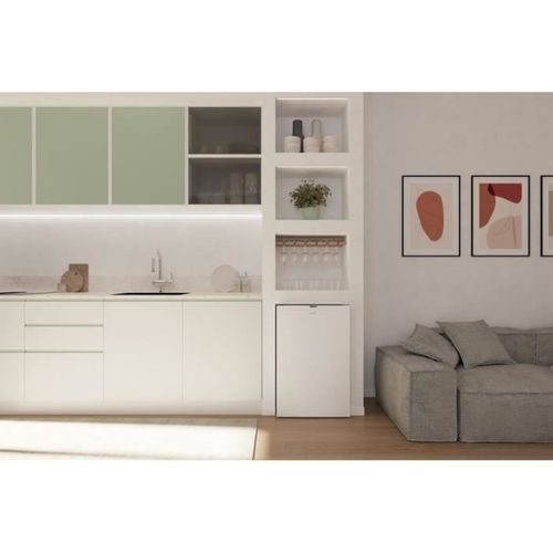 Congélateur top  Cnuq2l58ew - Low Frost - Classe E - 37 dB(a) - 90 L - Autonomie 12h