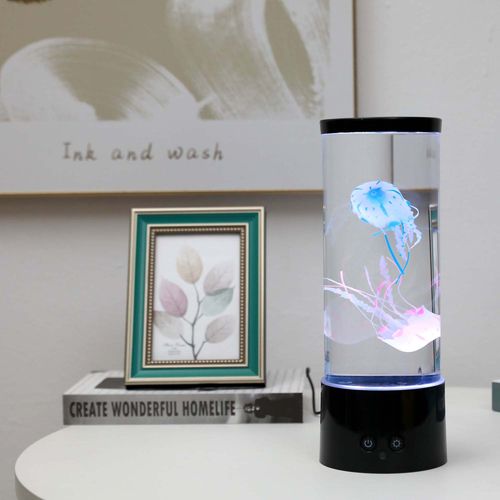 Lampe Meduse 28 Cm Avec Télécommande